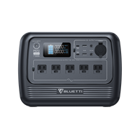 BLUETTI Portable Power Station PS72, 716Wh LiFePO4 Battery Backup w/ 5 700W AC Outlets (1,400W Peak), 100W Type-C, Solar Generator for Outdoor Camping, Off-Grid Living, Emergency Backup
