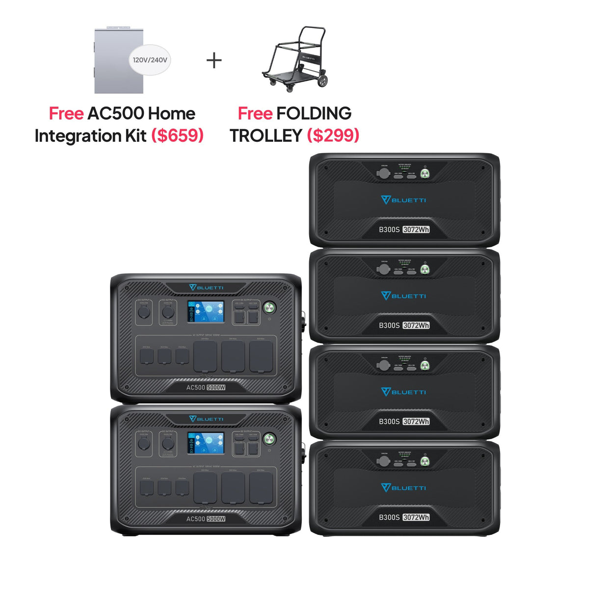 BLUETTI AC500 + B300S | Home Battery Backup