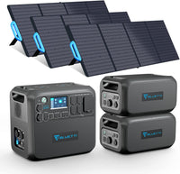 BLUETTI AC200MAX + 2*B230 + 3*PV200 | Solar Generator Kit