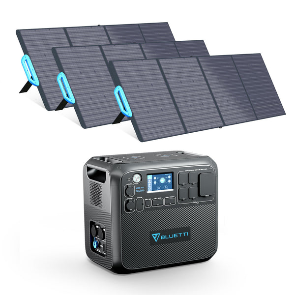BLUETTI AC200MAX + 3*PV200 | Solar Generator Kit