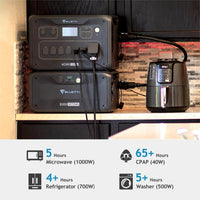 BLUETTI AC300 + 1*B300 + 2*PV220 | Solar Generator Kit+Trolley