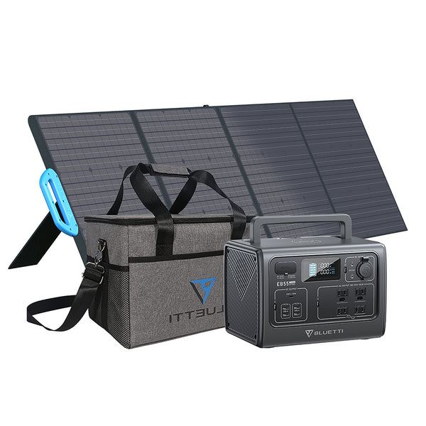 BLUETTI EB55 + 1*PV220 | Solar Generator Kit+CBag