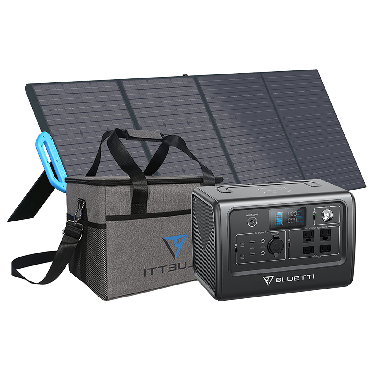 BLUETTI EB70 + 1*PV220 | Solar Generator Kit+CBag