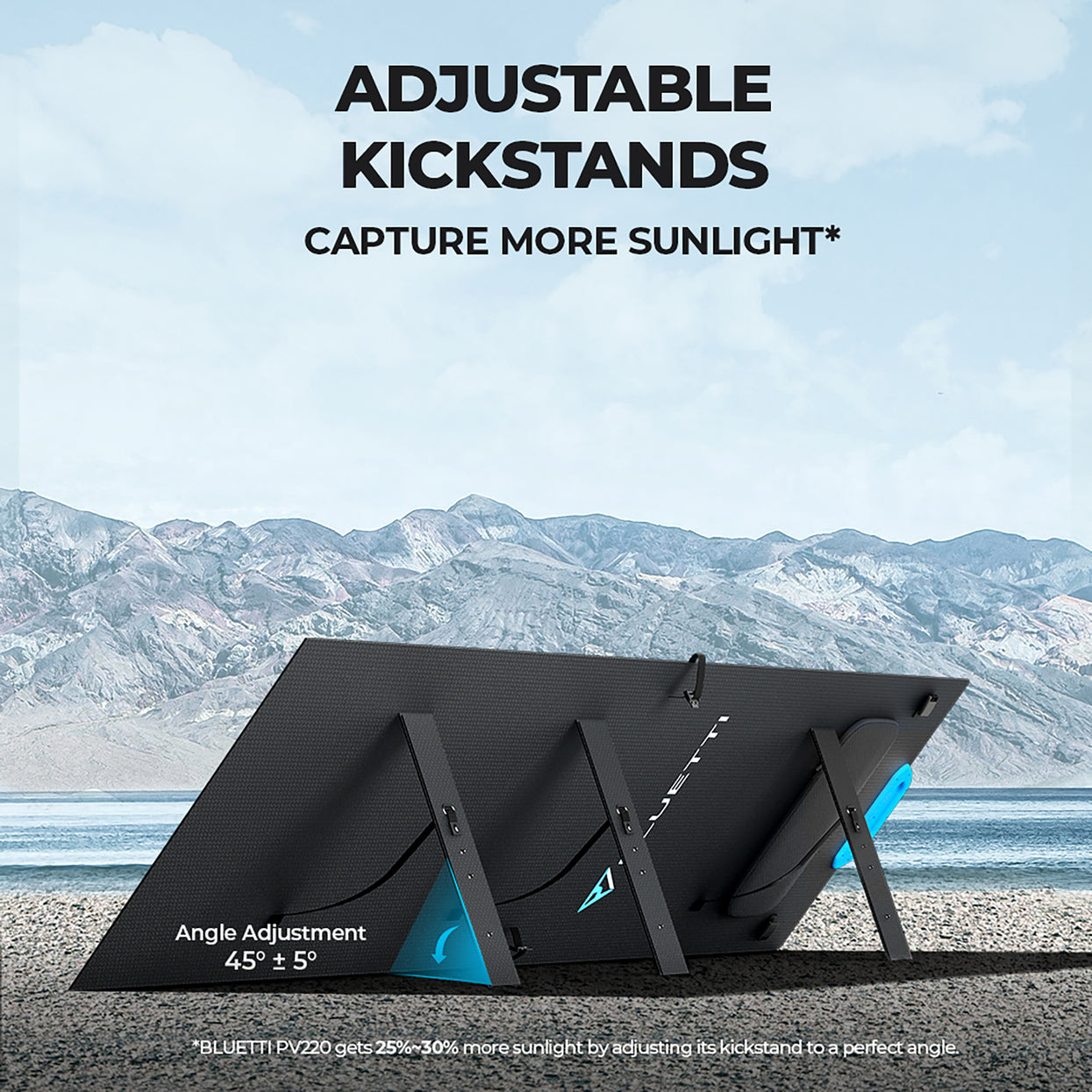 BLUETTI EB70 + 1*PV220 | Solar Generator Kit+CBag