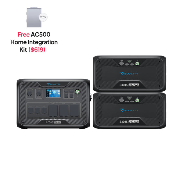 BLUETTI AC500 + B300S | Home Battery Backup