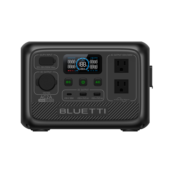 BLUETTI AC2A Portable Power Station | 300W 204Wh