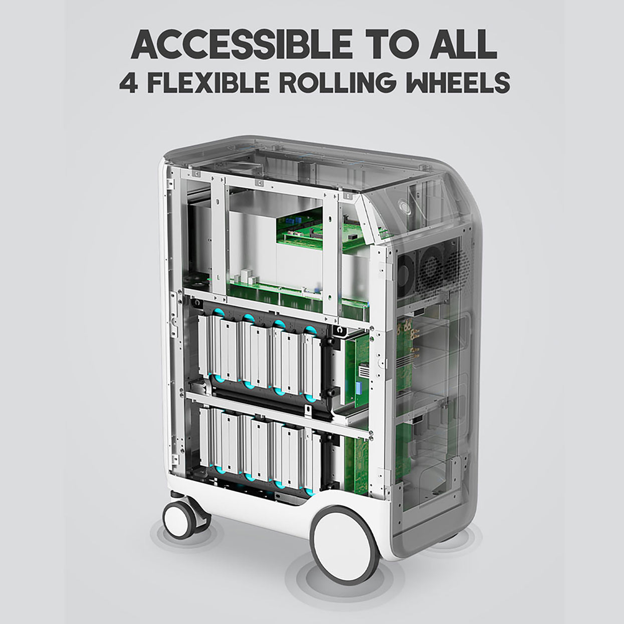 BLUETTI EP500 + 3*PV380 | Solar Generator Kit+Trolley