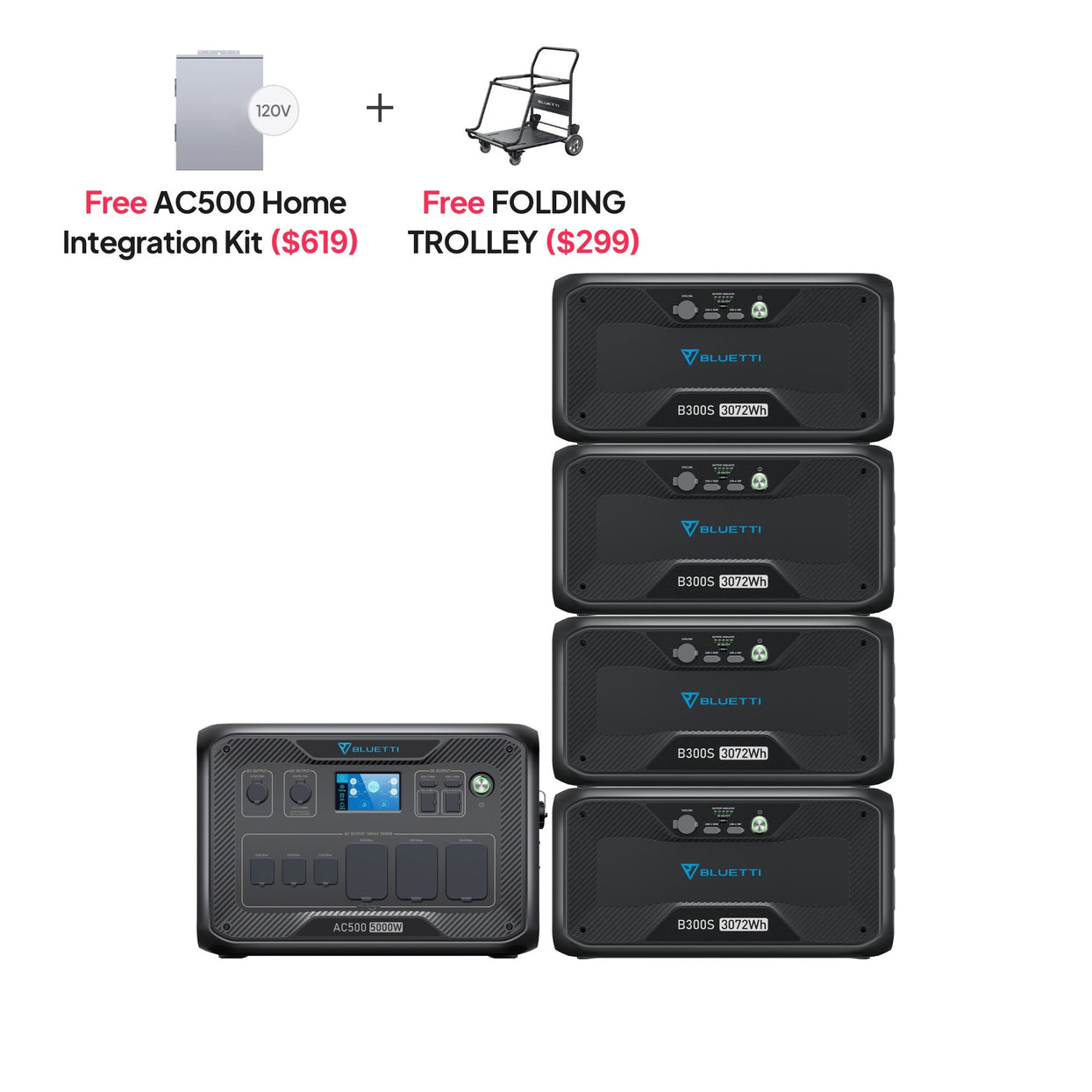 BLUETTI AC500 + B300S | Home Battery Backup