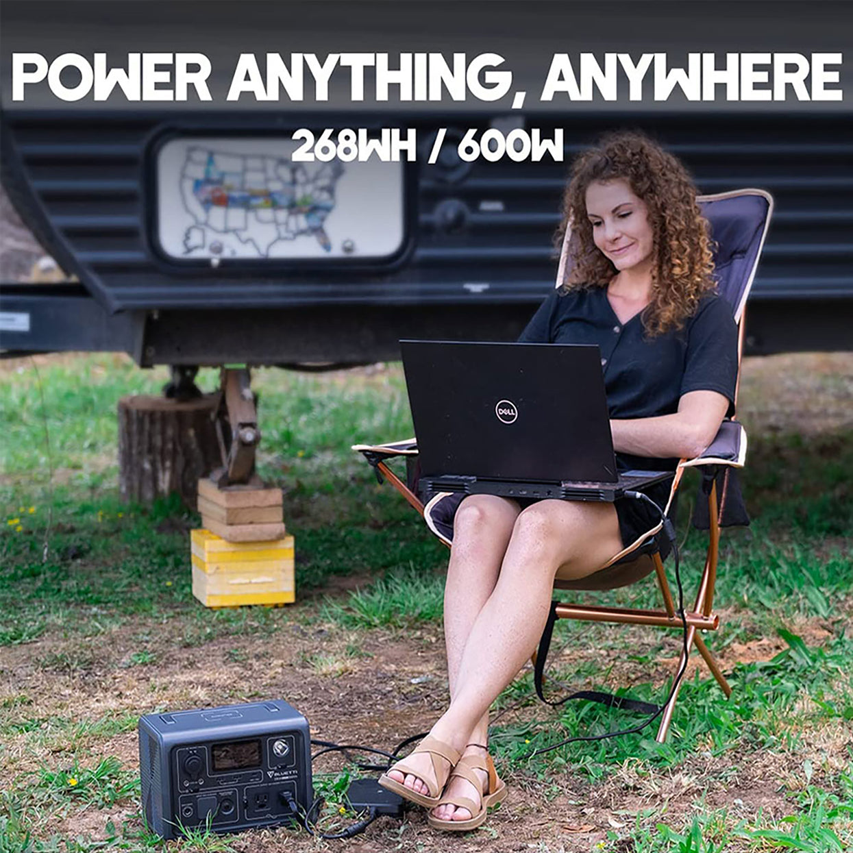 BLUETTI EB3A Portable Power Station | 600W 268Wh +CBAG